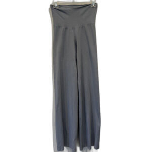 Brandy Melville Priscilla Pants Wide Leg Foldover Yoga Stretch Gray Women XS/S